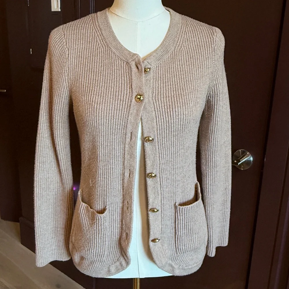 Tahari Button Down Cardigan - Picture 1 of 4